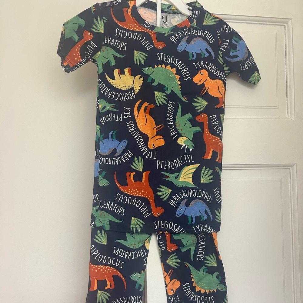 NWT The Childre Place Dino pajamas